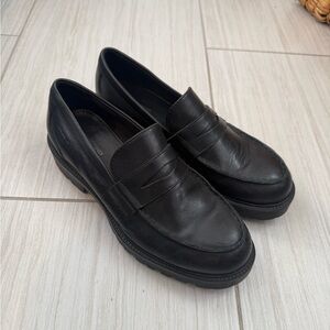 Vagabond Shoemakers Black Leather Loafers